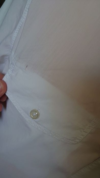 Hugo Boss Orange koszula męska L Biała długi rękaw na lato