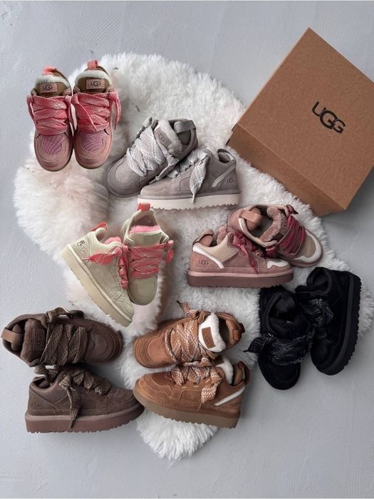 р36-41 Уггі UGG Lowmel Black Grey Chestnut Brown Pink