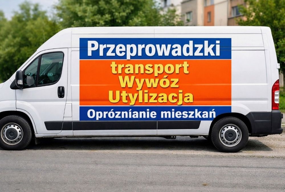 Tani TRANSPORT PRZEPROWADZKI  24/7 na dzisiaj od 49zł -wywóz mebli