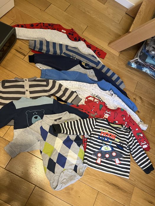 Paka ubran dla chlopca rozm 86