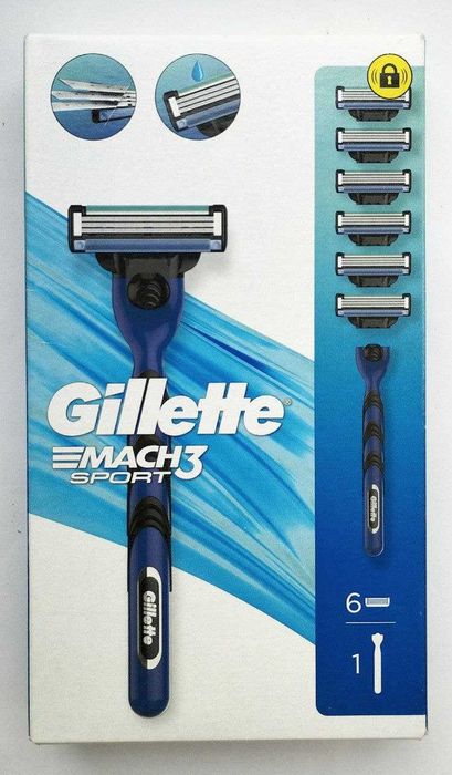 Станки для гоління Gillette Fusion5 та Mach3 100%, різні, оригінал ЄС