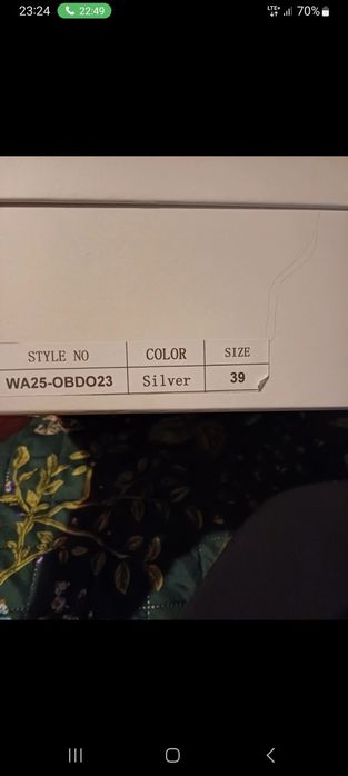 Śniegowce damskie srebrne  buty zimowe 39 Answear Lab