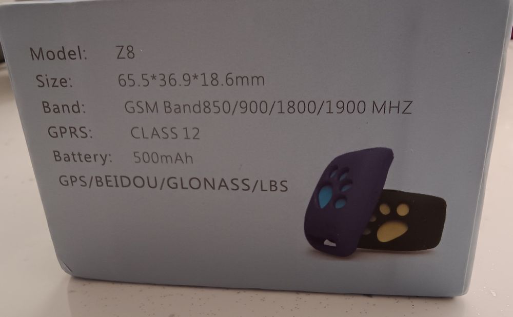 Obroża Lokalizator GPS Z8 APP
PAWTRACK