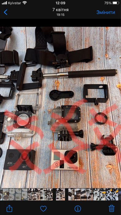 Крепления и аксесуары для Экшен камеры