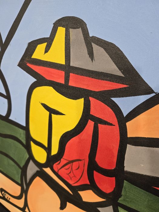 Quadro temático pescador