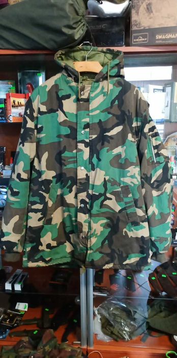 Wojskowa Kurtka Parka Zimowa Woodland Dubon made in izrael r. XL IDF