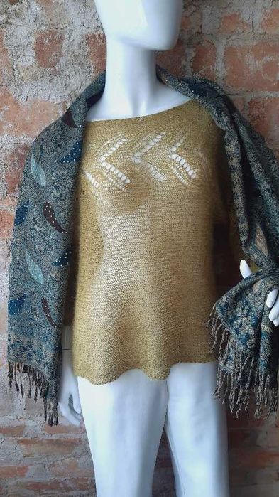 Светр- павутинка , мохер