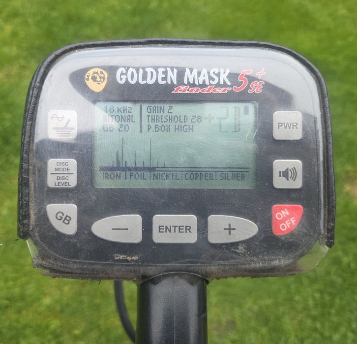 Wykrywacz Golden Mask 5+ SE cewka 11 Spider