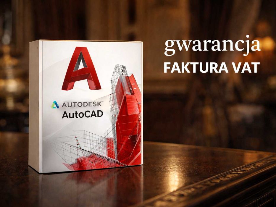 Autodesk AutoCAD 2026 + poradnik i faktura VAT Gwarancja 3 lata