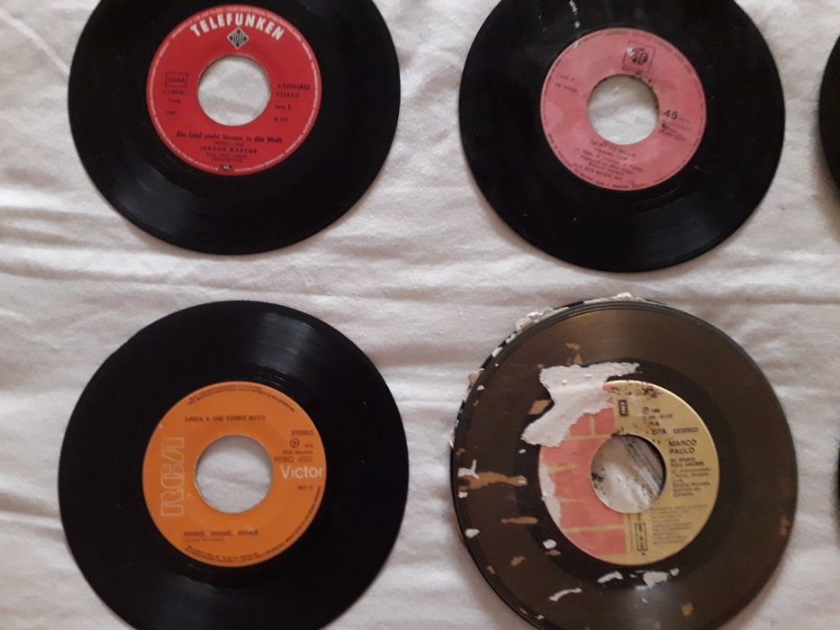 Discos vinil pequenos