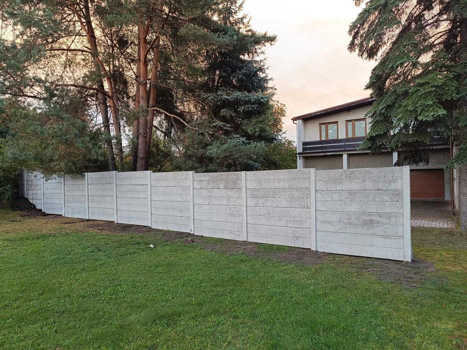 Ogrodzenie betonowe / Przęsło betonowe / kompleksowo