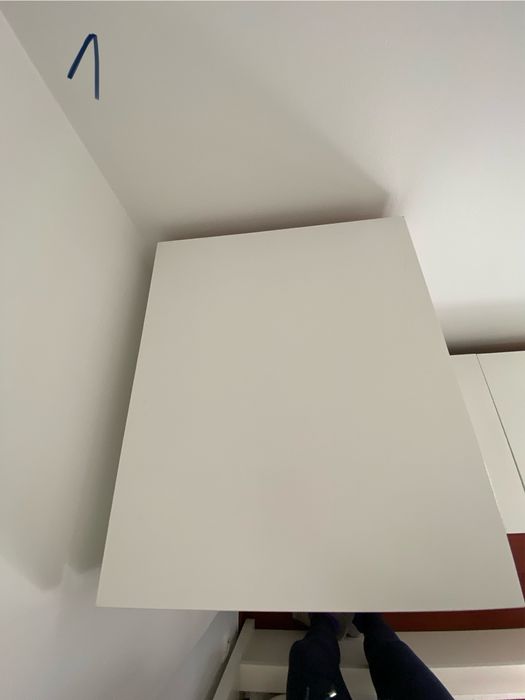 2 unidades -  Mesa Cabeceira MALM IKEA brancas