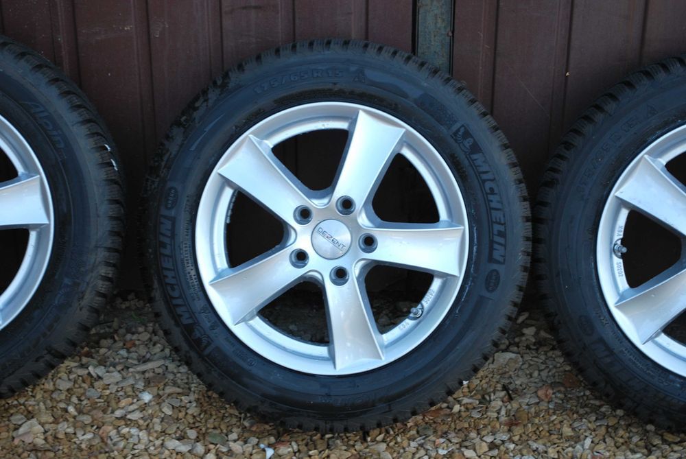 Koła 175/65 R15 5x112 Alufelgi + opony zimowe 4x8.5mm VW Seat Mercedes