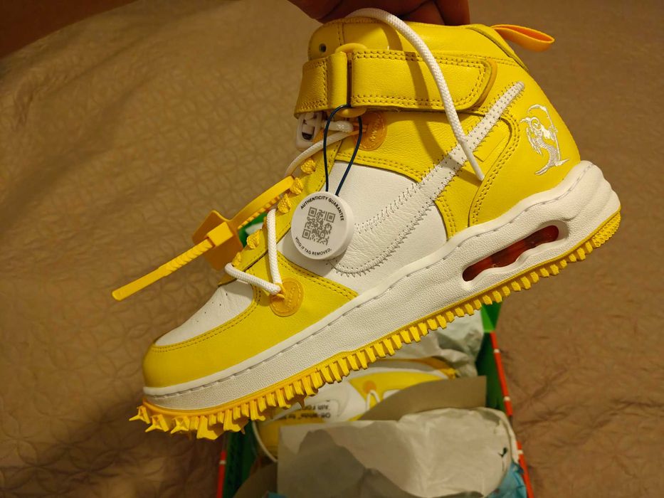 Buty Nike x Off White Varsity Maize r.44 Nowe! Okazja!