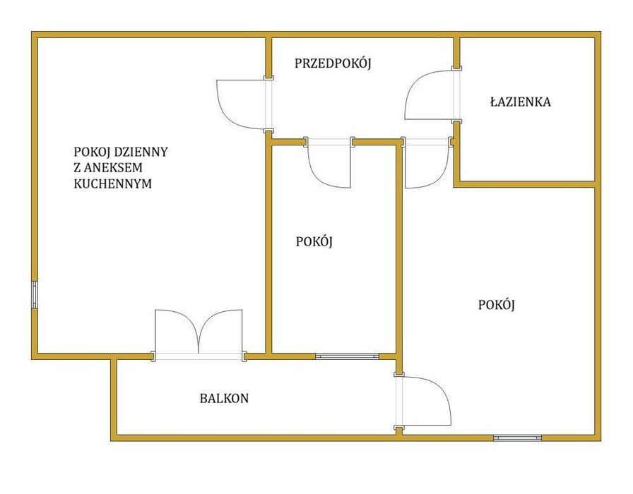 3 pokoje Węglinek, balkon, piwnica