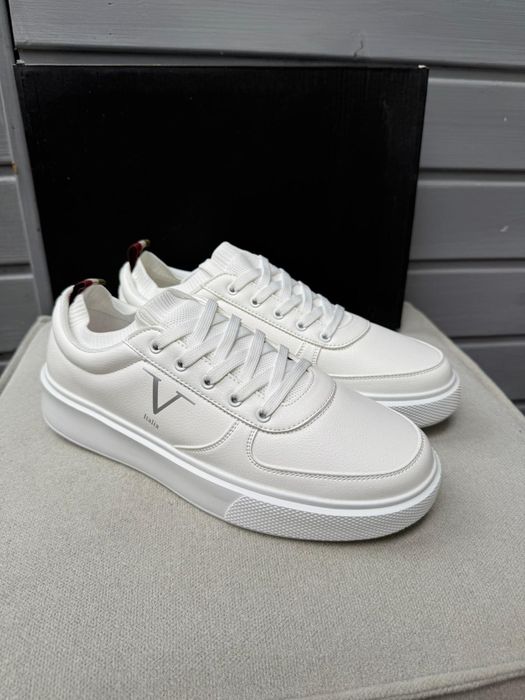Nowe sneakersy buty męskie V ITALIA lekkie eco skóra białe 41