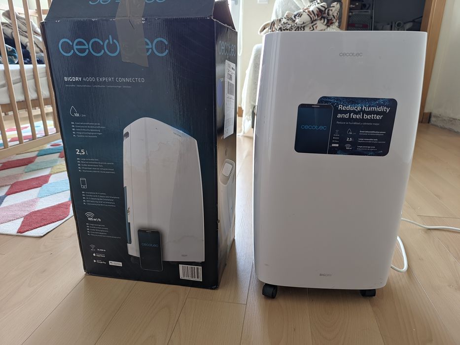 Desumidificador Cecotec Inteligente (Wi-Fi) – Vem com a caixa!
