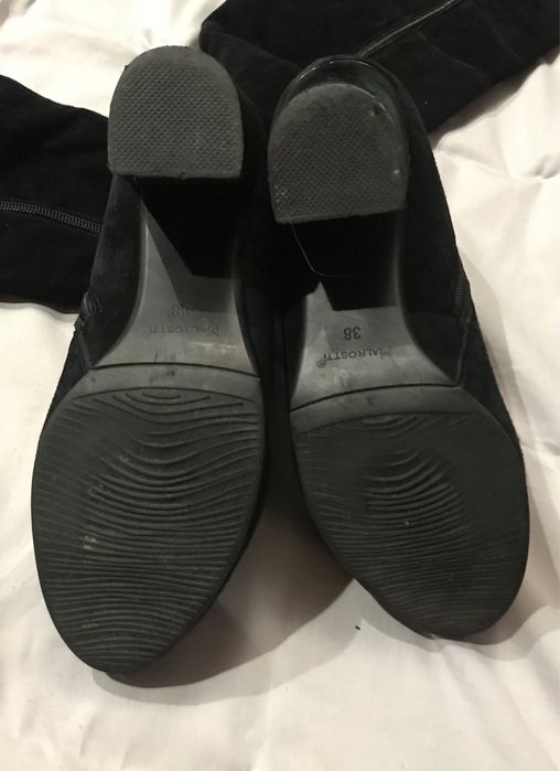 Сапоги замшевые, утепленные. 38р.