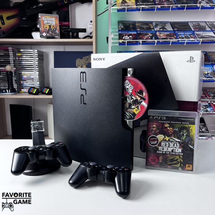 PS3 Slim 500 GB + 31 гра + Гарантія, Доставка / Sony Playstation 3, ПС3 Слім