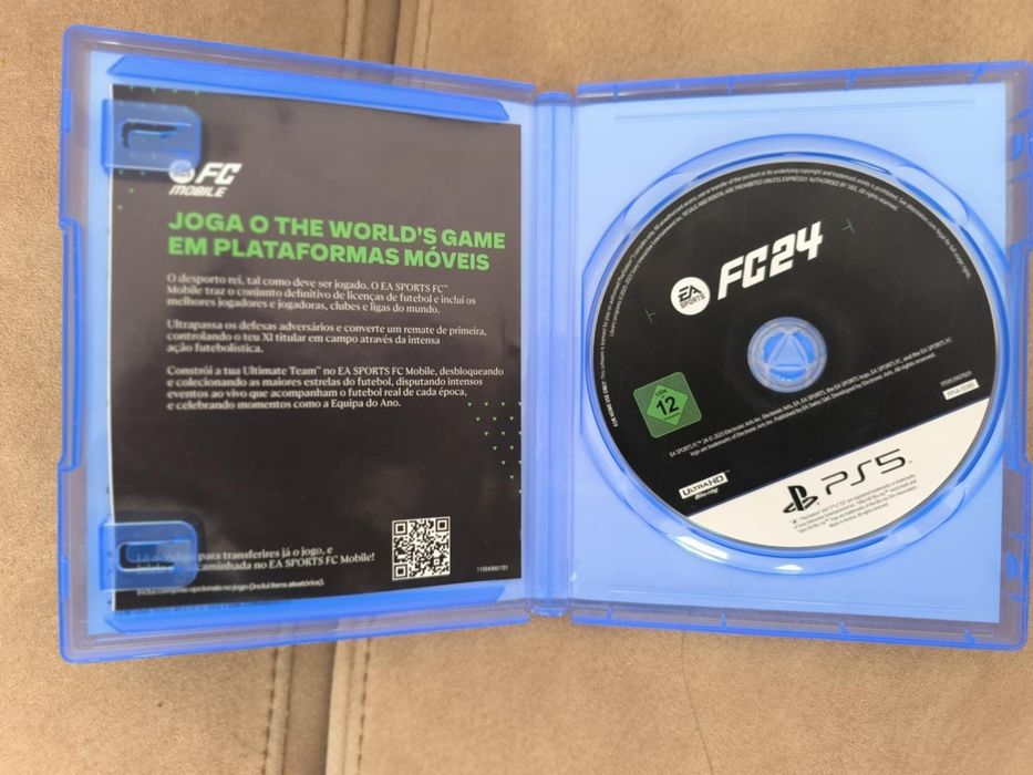 Jogo PS5 FC24 como novo
