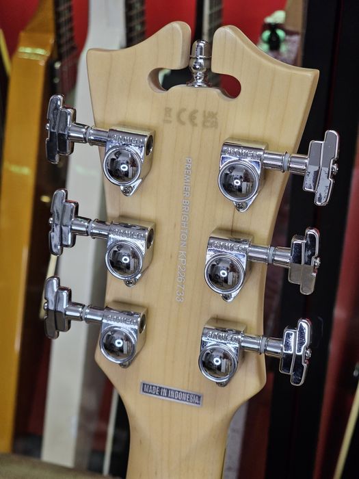 D'Angelico Premier Brighton Oxblood gitara elektryczna double cut