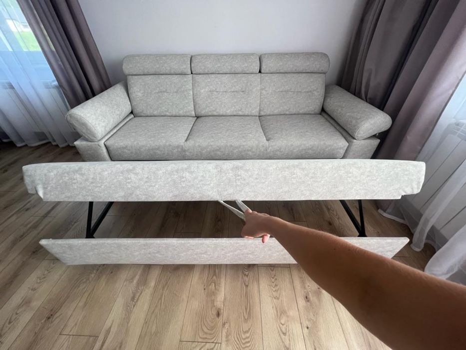 Sofa beż-szarość-krem 230cm