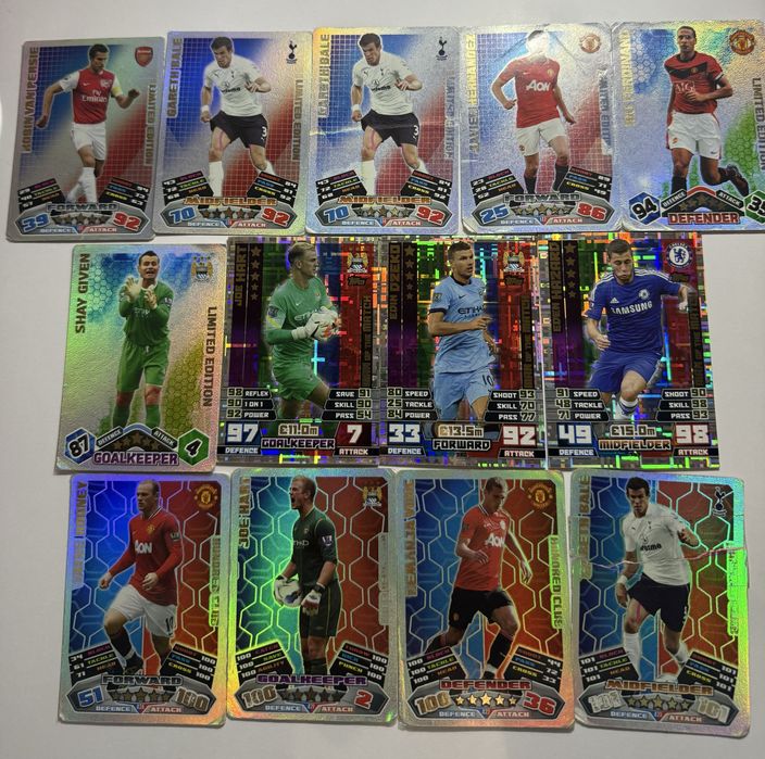 Duża kolekcja kart piłkarskich Panini / Topps / FIFA 365 / Match Attax