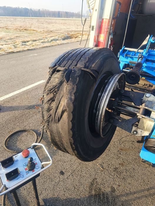 Mobilna wulkanizacja 24/7 mobilny serwis TIR Częstochowa