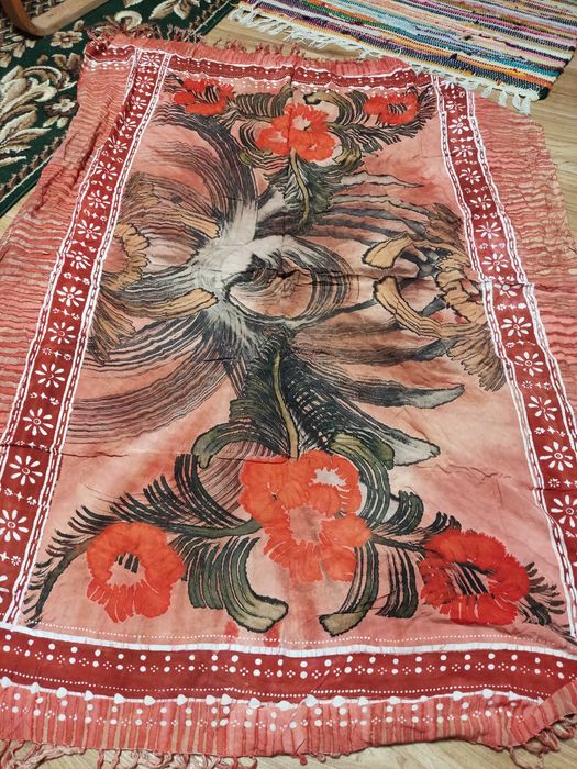 Śliczna apaszka szal boho etno 115x160