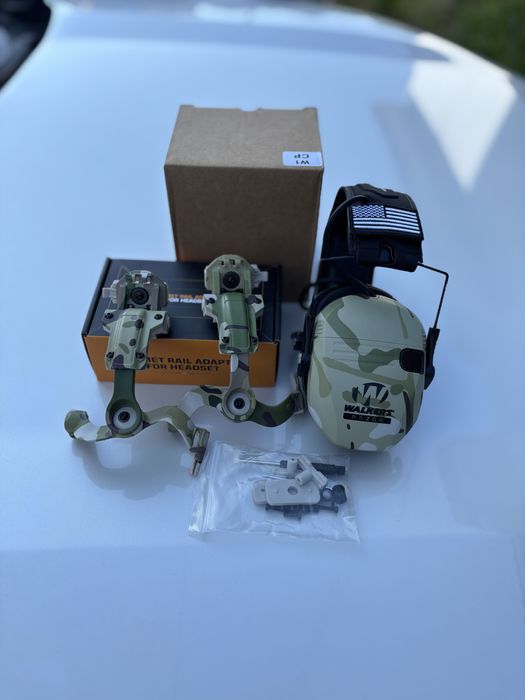 Комплект, Захисні навушники wolkers  мультикам з кріпленнями,тактичні