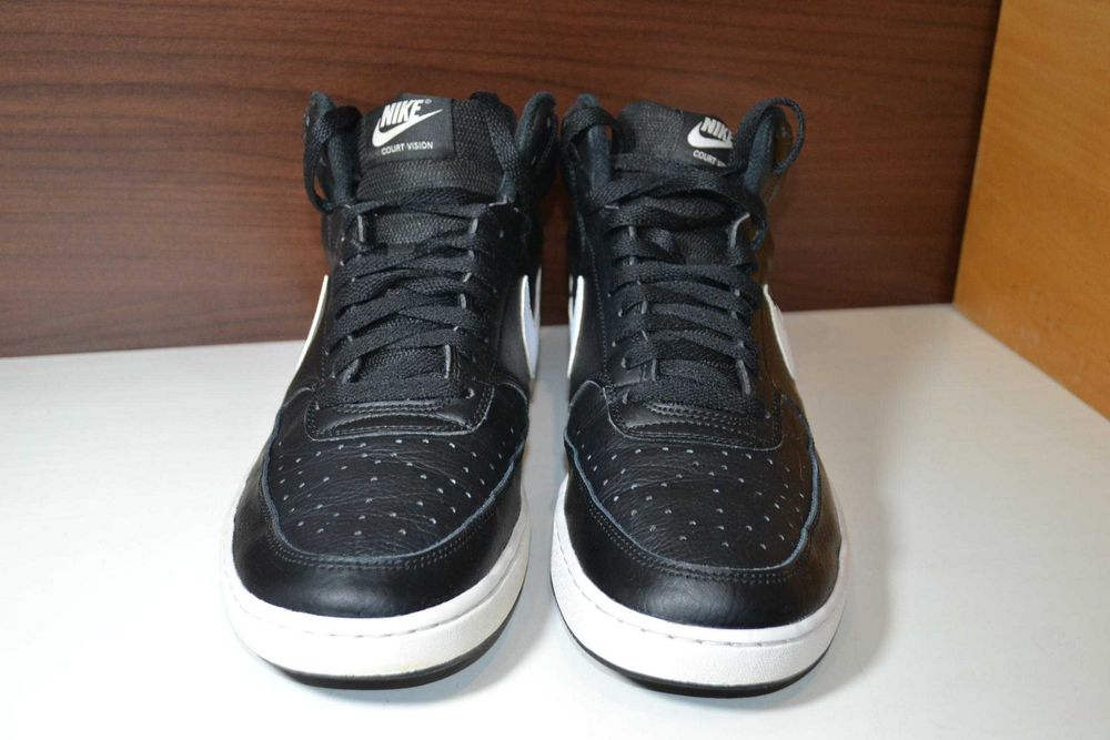 nike court vision 44.5р кроссовки кеды сникерсы ботинки кожаные
