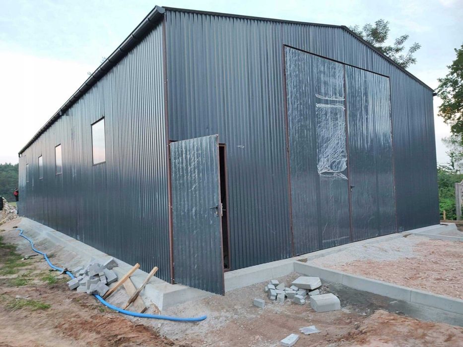 hala wiaty garaże blaszane  10x30