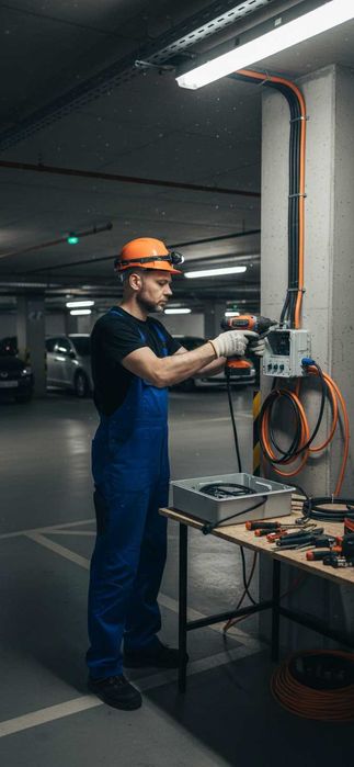 Elektryk Wallbox EV Ładowarka Ekspertyza Samochód elektryczny Pomiary