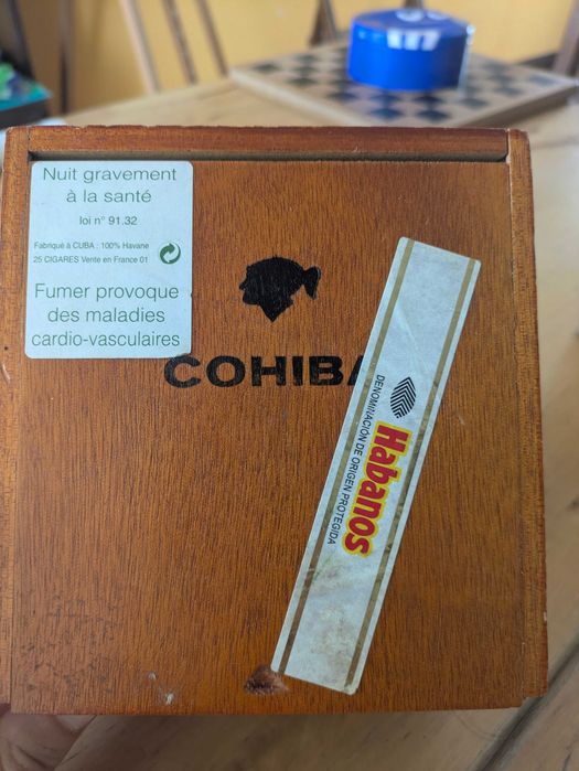 Caixa Charutos Cohiba Robustos (Cabinet SLB) - Habana, Cuba