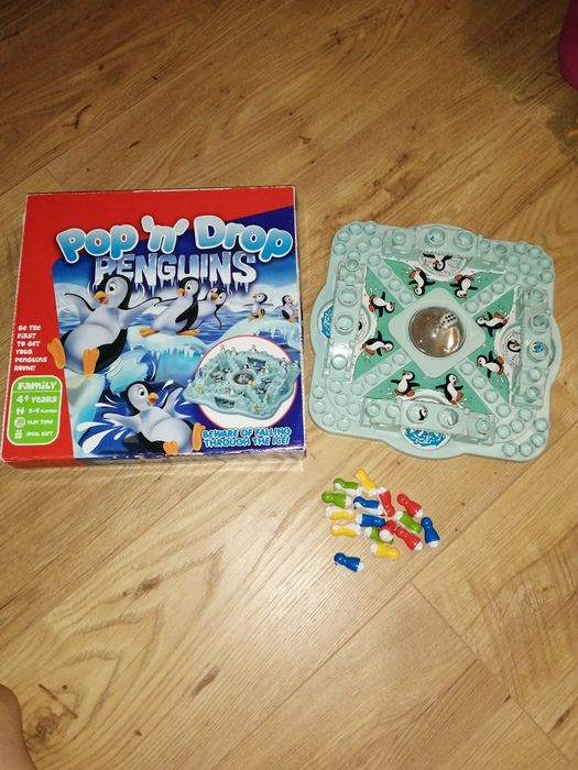 Gra planszowa wpadajace pingwiny