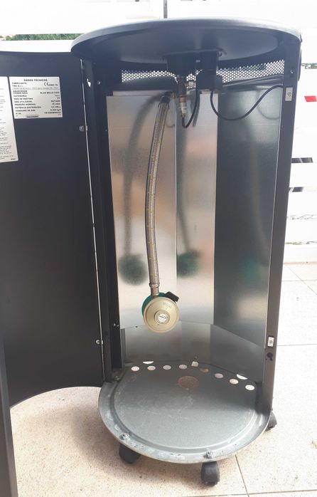 Aquecedor a Gás Spring it Blue de cor Preta