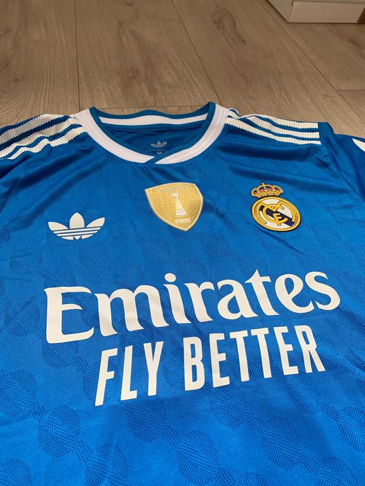 Niebieska koszulka Real Madryt 2025/26 Trzeci Komplet