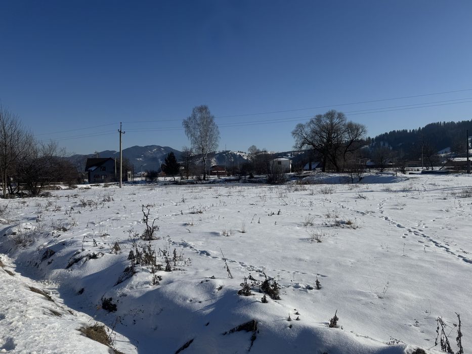 Продам ділянку 19 соток зі ставком і панорамою Карпат