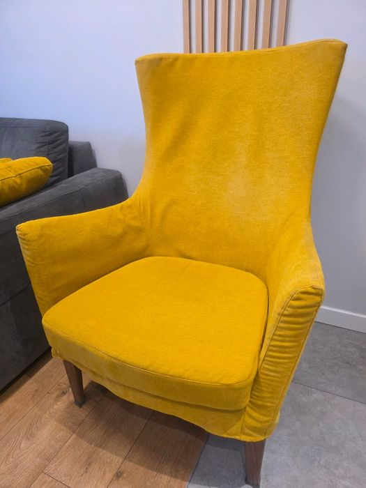 Fotel Ikea Sztokholm uszak szary