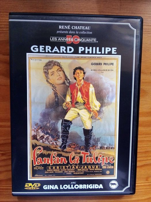 Fanfan La Tulipe, Gerard Philippe, Gina Lollobrigida, versão P/B e Cor