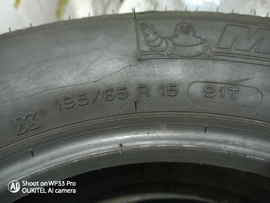 *Шини Michelin 195/65R15. 4шт. Літо 2024р (0193)