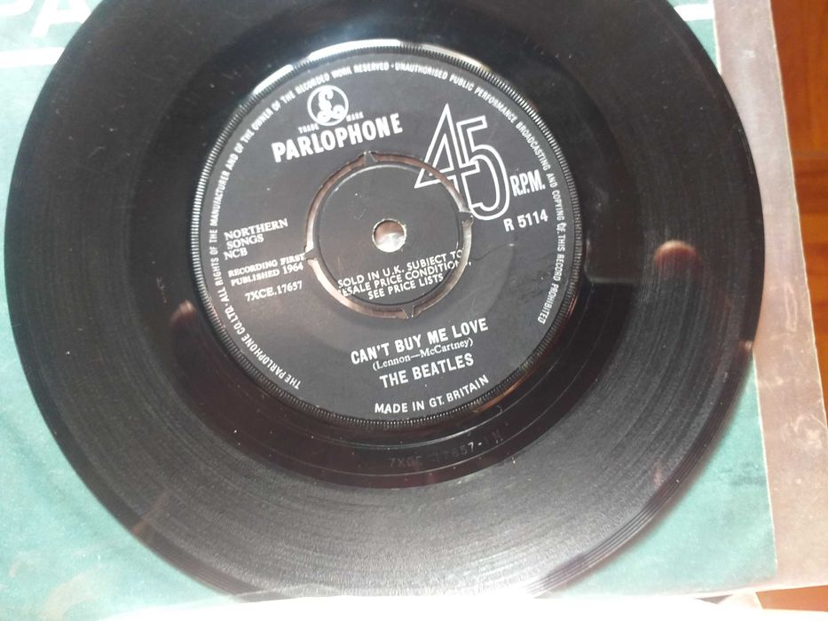 Singles Beatles originais UK