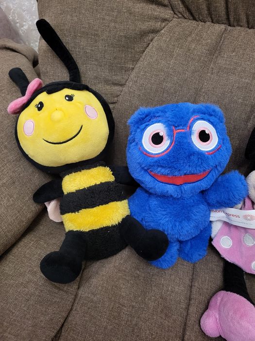 М'які іграшки від 35 грн, Міні Маус, Лев, Жираф, Бджілка, Лисичка