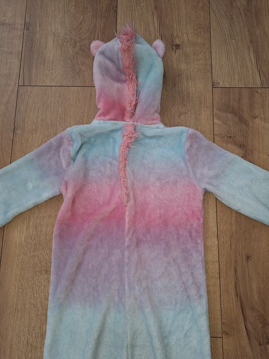 Piżama, kombinezon onesie Tęczowy Jednorożec , rozm.146/152