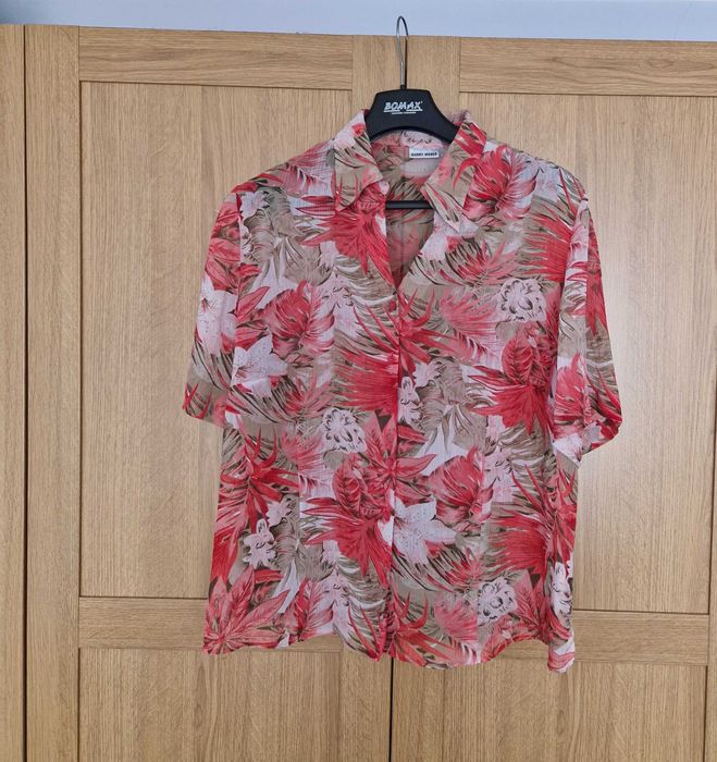 Lekka koszula GERRY WEBER w egzotyczne liście  - rozmiar 48