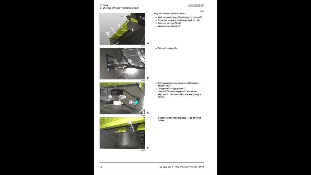 Żniwa 2023- kombajn CLAAS , CASE , NEW HOLLAND instrukcje serwisowe !!