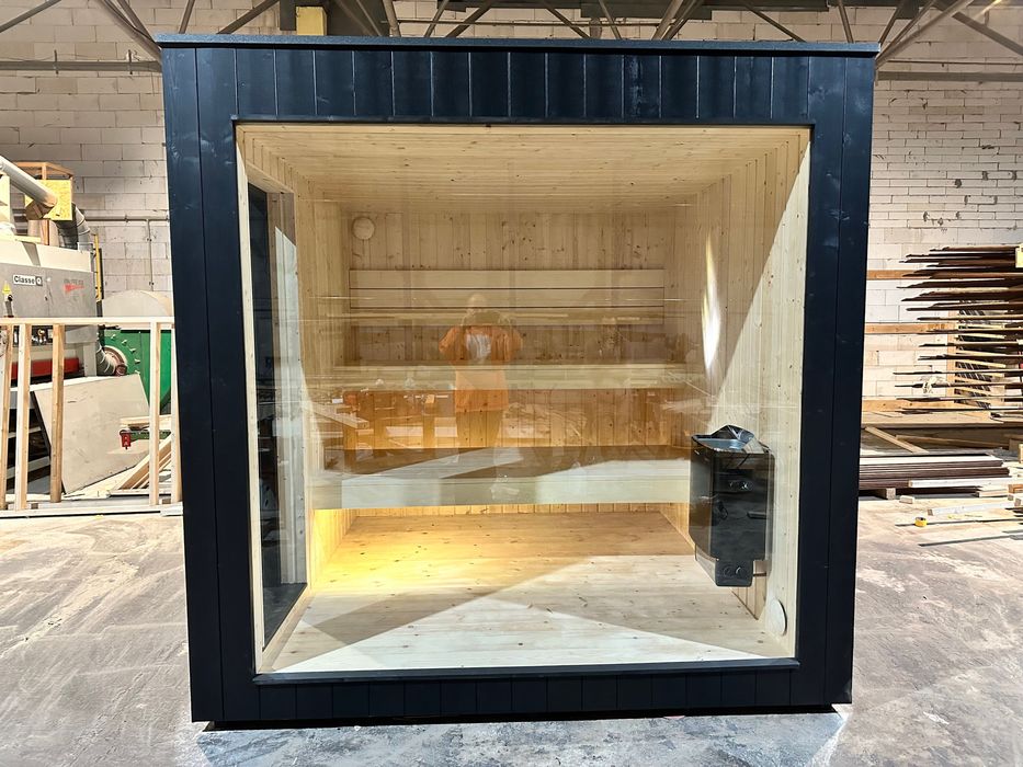 Sauna ogrodowa sauna zewnętrzna 255cm x 240