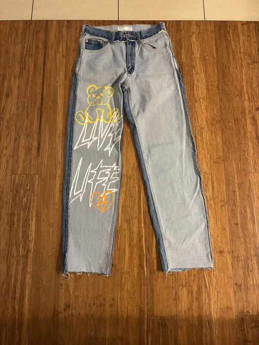 Spodnie jeansowe chłopięce BERSHKA