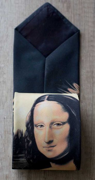 Kolekcjonerski krawat: 1984 Ralph Marlin & Co. "MONA LISA"