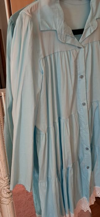 Vestido novo azul xl-2xl